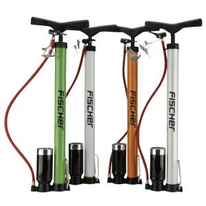 Fahrrad-Standpumpe Alu, für alle Ventile FISCHER 85586 (4008153855863)