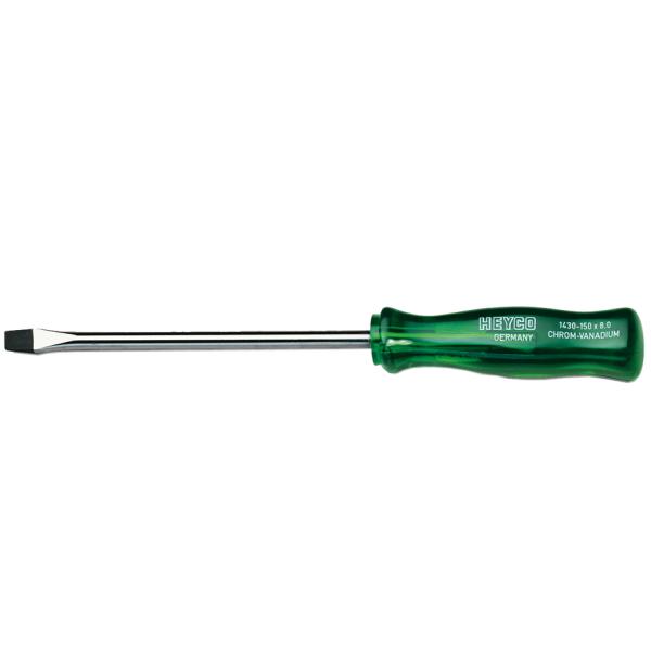 Schraubendreher, Schlitz, 1, 6 x 10 x 200 mm, grün HEYCO 01430020080 (4024089028560)