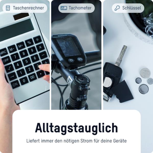 Alkaline Knopfzelle 'LR44', 1, 5 Volt (V13GA) ANSMANN 5015303 (4013674015306)