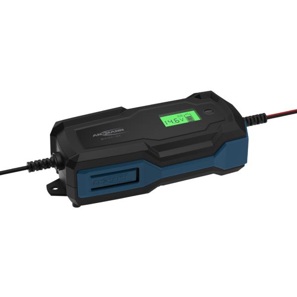 KFZ-Batterieladegerät BC, 6-12V/ 10A, schwarz/ blau ANSMANN 1001-0146 (4013674192915)