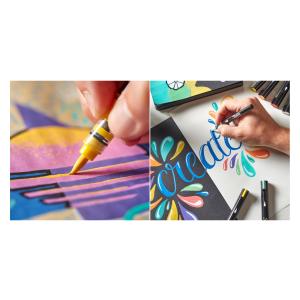 Kreativmarker ACRYLIC, Pinselspitze, schwarz Sharpie 2218069 (3026982055682)