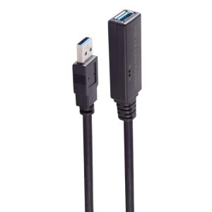 BASIC-S USB 3.0 Verlängerungskabel Aktiv, 5, 0 m shiverpeaks BS13-39055 (4017538136152)