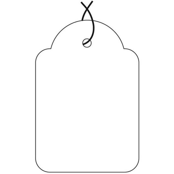Warenanhänger, 15 x 24 mm, weiß APLI 00388 (8410782003885)
