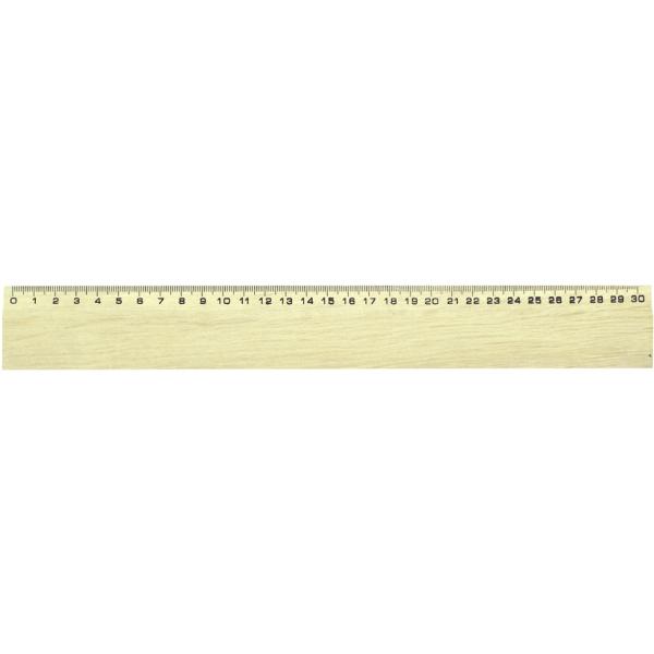 Holzlineal, 300 mm, Buche, ohne Griff Wonday FTS300241 (3701254704153)