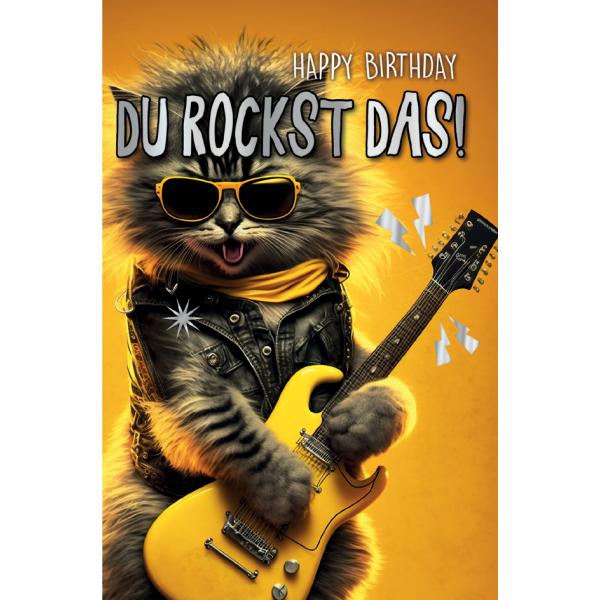 Geburtstagskarte - Humor 'Katze' CACTUS 11-18178 (4262471371065)