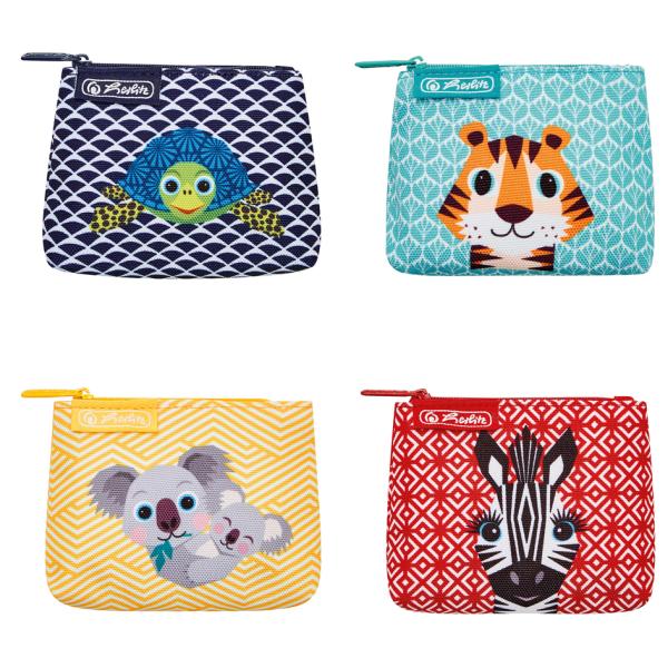 Geldbeutel 'Cute Animals', Canvas herlitz 300001446 (4008110286402)