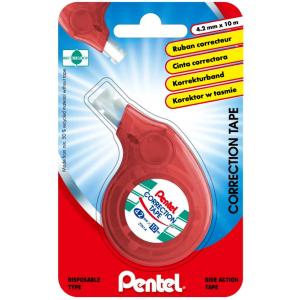 Korrekturroller XZTN14, Bandmaße: (B)4, 2 mm x (L)10 m Pentel XZTN14BW (0884851006592)