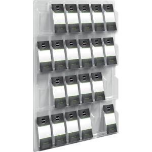Wanddisplay 'the clearly', 12 x 1/ 3 DIN A4 hoch helit H6259802 (4012086013290)