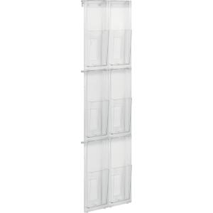 Wanddisplay 'the placativ', 6 x 1/ 3 DIN A4 hoch helit H6810802 (4012086008128)