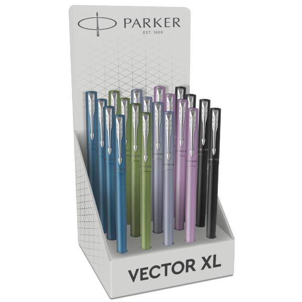 Füllhalter VECTOR XL, 20er Display PARKER 2162118 (3026981621185)