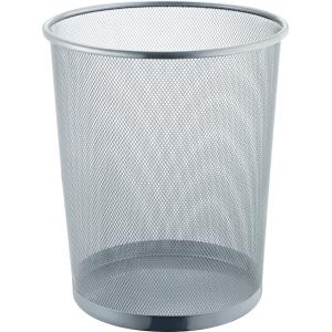 Papierkorb 'the circle network', 23 Liter, silber helit H2518600 (4012086091281)