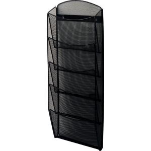 5er Wand-Prospekthalter 'the news network, A4 hoch helit H6260095 (4012086005356)