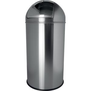 Edelstahl-Abfalleimer 'the dome', 30 Liter, silber helit H2401700 (4012086091656)