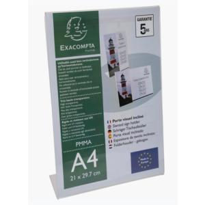 Tischaufsteller, DIN A4 hoch, schräg EXACOMPTA 84058D (9002493109247)