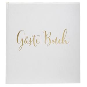 Gästebuch, 210 x 190 mm, weiß / gold EXACOMPTA 47235B (3130631472352)