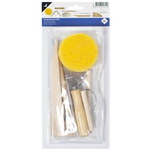 Lehm-/ Ton-Werkzeuge-Set, 8-teilig kangaro K-840100 (8712127116251)