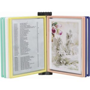 Pivodex Wandhalter-Set, Träger aus Kunststoff, schwarz nobo 1900078 (3147330087664)