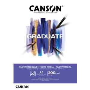 Studienblock GRADUATE MIXED MEDIA, weiß, DIN A3 CANSON C400110378 (3148950021212)