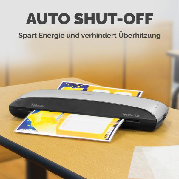 Laminiergerät Spectra, DIN A4, grau Fellowes 5737801 (0043859680214)