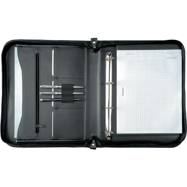 Ringbuchmappe 'LIMONE', A4, FINEtouch-Lederimitat Alassio 30043 (4021068300433)