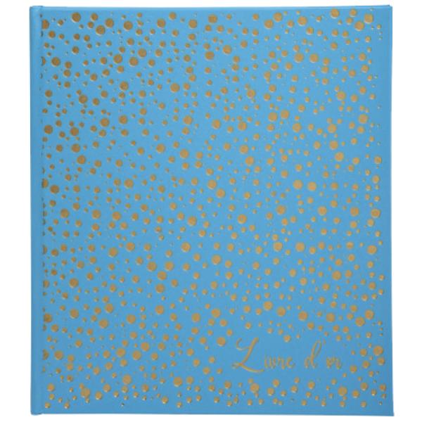 Gästebuch Plum, 190 x 210 mm, türkis / gold EXACOMPTA 385E (3130630003854)