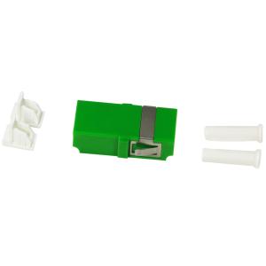 LogiLink LWL Kupplung, LC-Duplex/ APC, ohne Flansch, grün FA03LC6 (4052792059793)