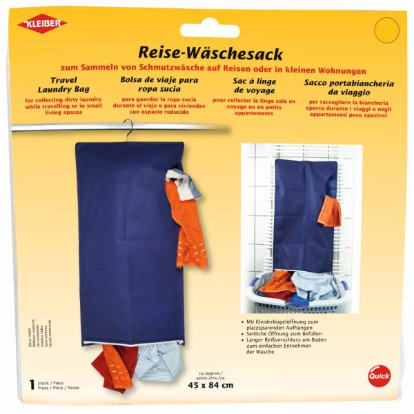 Reise-Wäschesack, (B)450 x (H)840 mm, blau KLEIBER 93208 (4009691932085)