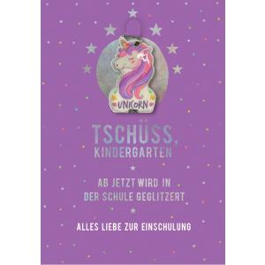 Schulanfangs-Grußkarte 'Einhorn' CACTUS 24-11885 (4260706946064)