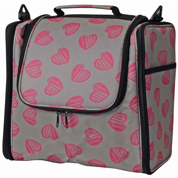 Garn- & Strickzubehör-Tasche 'Punkte', pink/ weiß KLEIBER 91854 (4009691918546)
