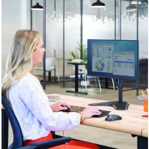 Monitorarm Seasa, mit Standfuß, schwarz Fellowes 8049601 (0043859748686)