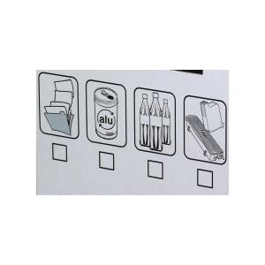 BANKERS BOX SYSTEM Recycling-Behälter, weiß Fellowes 0193201 (0043859561025)