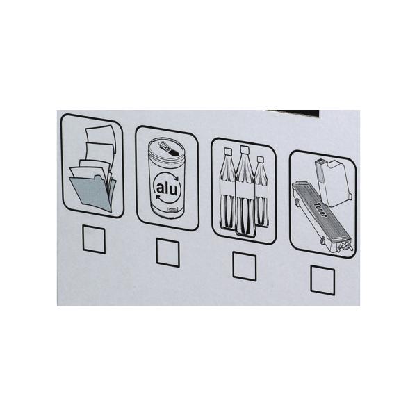 BANKERS BOX SYSTEM Recycling-Behälter, weiß Fellowes 0193201 (0043859561025)