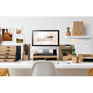 Stehsammler 'Savana', DIN A4+, aus Karton, natur Oxford 400177866 (3595560038602)