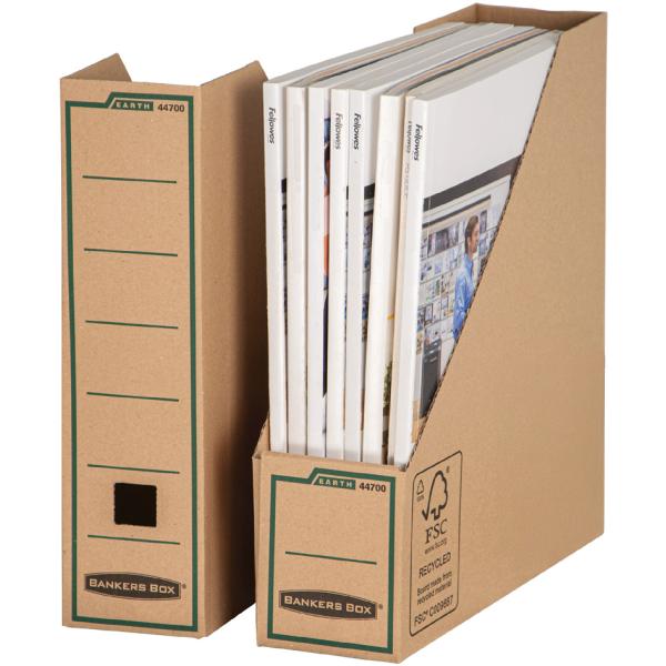 20 Bankers Box Archiv-stehsammler Earth Series Braun 4470001 (0043859577798)