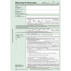 Vordruck 'Universal-Mietvertrag für Wohnungen' RNK Verlag 524 (4002871052405)