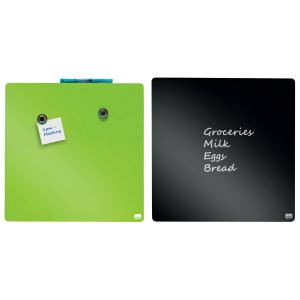 Weißwandtafel, quadratisch, (B)360 x (H)360 mm, grau nobo 1915624 (5028252621144)