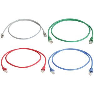 Telegärtner Patchkabel, Kat.6A (tief), S/ FTP, 5, 0 m, schwarz 100008648 (4018359288198)