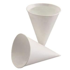 Spitzbecher 120 ml weiß Zuckerrohrpapier 200 Stück PAPSTAR 88618 (4002911886182)