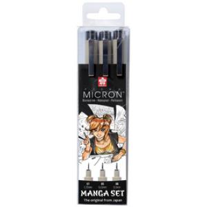 Manga-Set PIGMA MICRON, 3er Etui SAKURA POXSDKMAN3 (8712079397616)