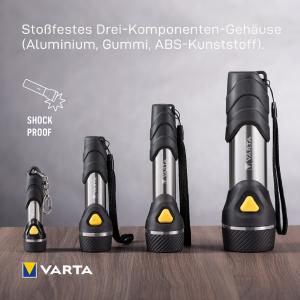 Taschenlampe 'Day Light' Multi LED F10, inkl. Batterie VARTA 16631101421 (4008496987498)
