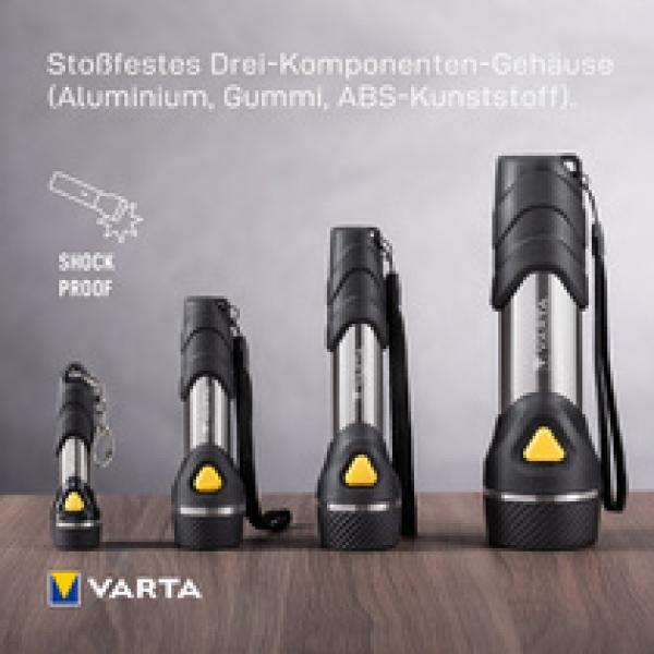 Taschenlampe LED Day Light Multi F10 schwarz silber VARTA 16631 101 421 (4008496987498)
