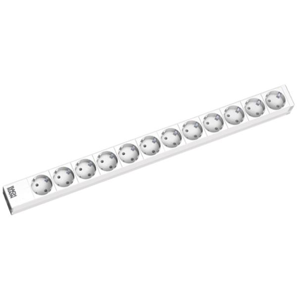 19' Steckdosenleiste 'Zero-U Space', 12-fach BACHMANN 333.413 (4016514014569)