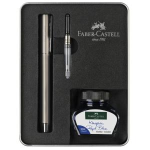 FABER-CASTELL Schreibgeräte-Set NEO Slim Edelstahl, matt Faber-Castell 149627 (4005401496274)