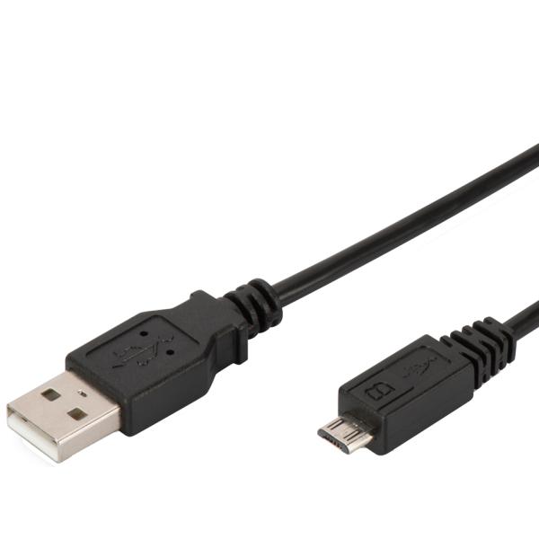 USB 2.0 Anschlusskabel, USB-A - Micro USB-B, 3, 0 m DIGITUS AK-300110-030-S (4016032282976)