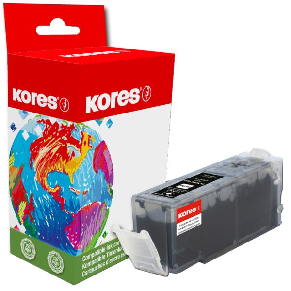 Tinte G1508BK ersetzt Canon PGI-520BK, schwarz Kores (4045257150814)
