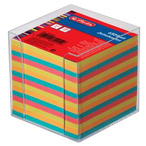 Zettelbox, Kunststoff, 90 x 90 mm, glasklar herlitz 300003748 (4008111600252)