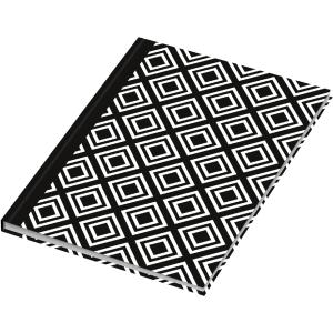 Notizbuch 'Black & White Rhombus', DIN A5, dotted RNK Verlag 46745 (4002871467452)
