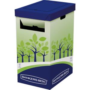 BANKERS BOX Recycling-Behälter, groß, grün/ blau Fellowes 8049202 (0043859733392)