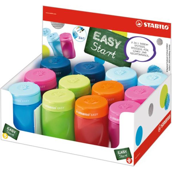 Spitzdose EASYsharpener, 12er Kartondisplay STABILO 4500/12-1 (4006381503099)