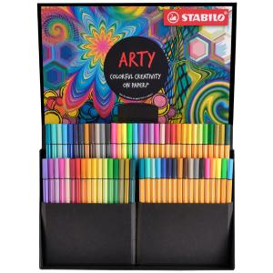 Kreativ-Set Pen 68 & point 88 'ARTY', 68er Etui STABILO 77/6-1-20 (4006381590402)